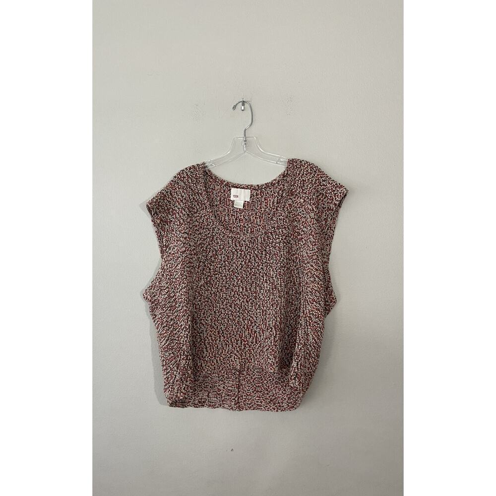 YOON Women’s Size Large Textured Sweater Multi Color Knit Oversized Pullover